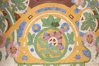 Mosaic Detail by Luis Domenech i Montaner